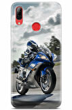 Huawei Y7 2019 uyumlu Otomoto 32 UV Lans Mavi Yamaha