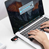 Anunnaki USB 3.0 2‑in‑1 SD TF Kart Okuyucu & Dönüştürücü Hub Veri Aktarıcı Adaptör 