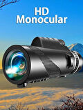  Monozone Tek Göz Dürbün HD Zoom Teleskop Tripot Telefon Kamera El Dürbünü 80x Monoküler Taşınabilir