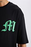 DeFactoFit NBA Milwaukee Bucks Oversize Geniş Kalıp Bisiklet Yaka Kısa Kollu Tişört B3910AX25SPBK81