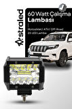 60Watt Çalışma Lambası Kamyon Sis Farı Motosiklet Off-Road LED Lamba