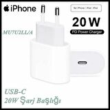 iPhone 20W USB Type-C Şarj Başlık Apple Adaptör iPhone 11 12 13 14 Pro max uyumlu 20W şarj başlık