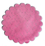 ORGANZE TÜL TAŞLI PEMBE 26 CM 100 ADET