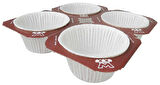 KAP KEK KAPSÜLÜ TRAY MODELİ BEYAZ 4'LÜ SET
