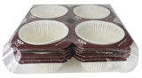 KAP KEK KAPSÜLÜ TRAY MODELİ BEYAZ 4'LÜ SET