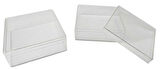 KUTU AKRİLİK KARE 8x8x3 CM ŞEFFAF 12 ADET
