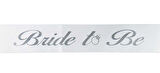GELİN KUŞAĞI BRIDE TO BE GÜMÜŞ 2 METRE