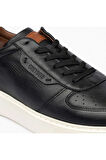Greyder Erkek Siyah Hakiki Deri Sneaker Ayakkabı 4Y1Sa14810
