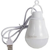 5 VOLT - 5 WATT 1 METRE USB KABLOLU BEYAZ LED AMPUL 12765