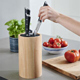 Tefal Ice Force Ahşap Standlı 3'lü Bıçak Seti