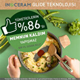 Ceramic Renew Kısa Tencere 24 cm