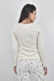 ZİDAN 393 0 YAKA KADIN SWEATSHIRT
