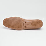 Hakiki Deri Aksesuarlı Kadın Babet