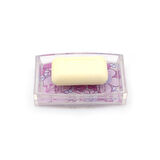 SABUNLUK PEMBE ÇİÇEKLİ AKRİLİK MODEL 12x8x2cm
