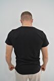 Zidan Zdn17 Sıfır Yaka Basic Nakışlı Erkek Tişört