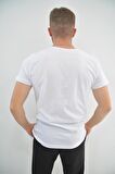 Zidan Zdn18 Sıfır Yaka Basic Baskılı Erkek Tişört