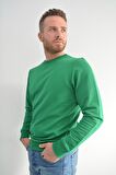 Zidan 507 0 Yaka Sade Erkek Sweatshirt