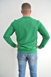 Zidan 507 0 Yaka Sade Erkek Sweatshirt