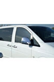 Mercedes Vito W639 Krom Ayna Kapağı 2 Parça 2003-2010 Arası Paslanmaz Çelik