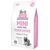 Brit care tahılsız mini 2kg yorkshire terrier somonlu adult yetişkin köpek maması