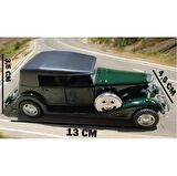 Nostaljik Metal Çek Bırak Araba Yeşil Kapılar Açılır ( 1/36 Ölçek )