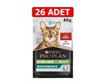 Pro Plan Pouch Kısırlaştırılmış Sığır Etli Kedi Konservesi 85 Gr X 26 Adet