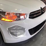 Citroen C Elysee 2012-2023 Uyumlu Üniversal Astra H lip Esnek Ön Lip 2 Parça Tampon Altı Dil Karlık Ön Ek