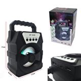 MÜZİK KUTUSU ŞARJLI BT/USB/SD/AUX LEDLİ