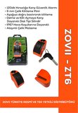 ZT6 | Turuncu 120 dB Alarmlı Motosiklet Disk Kilidi – IP67, Su Geçirmez, Çelik Güvenlik Kilidi