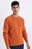 DeFacto Standart Fit Normal Kesim Bisiklet Yaka Basic Düz Triko Kazak A8458AX24SPOG343