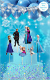 Frozen Temalı Pasta Üstü Figür Set