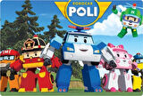 Robocar Poli Dikdörtgen Pasta Yenilebilir Resim Baskı 28*19 cm