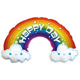 Gökkuşağı Folyo Balon 35*99 cm