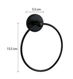 Banyo Aksesuar Seti 3 Lü SİYAH , Ömür Boyu Paslanmaz Köşelik Duş Rafı Şampuanlık SİYAH EK-02