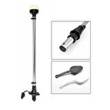 Sealux Işıklı Bayrak Direği Soketli Led 12V,Siyah 60Cm