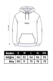 NYC Baskılı kapüşonlu Cepli Sweatshirt