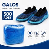 Galoş Mavi - 500 adet/Paket -  Standart