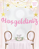 Hoşgeldiniz Pembe Temalı Kaligrafi Banner