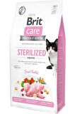 brit  sterilised sensitive kısırlaştırılmış tavşanlı hassas yetişkin kedi maması 7kg rabbit sterilised sensitive kısırlaştırılmış tavşanlı hassas yetişkin kedi maması 7kg