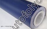 Karbon Folyo Mavi Kendinden Yapışkanlı 127 CM X 2 METRE