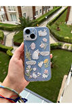 İPHONE 15 UYUMLU DESENLİ ŞEFFAF SİLİKON KILIF