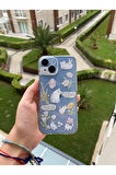 İPHONE 15 UYUMLU DESENLİ ŞEFFAF SİLİKON KILIF