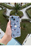 İPHONE 14 UYUMLU DESENLİ ŞEFFAF SİLİKON KILIF