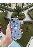 İPHONE 15 PRO  UYUMLU DESENLİ ŞEFFAF SİLİKON KILIF