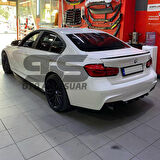 Sts Oto Aksesuar Bmw F30 318 320 325 330 Bagaj Üstü Spoiler Piano Black