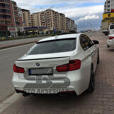 Sts Oto Aksesuar Bmw F30 318 320 325 330 Bagaj Üstü Spoiler Piano Black