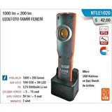 Nt Tools NTLE1020 Şarjlı Ledli Oto Tamir Feneri 1000 + 200 Lümen 