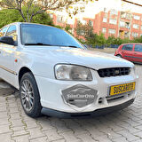 Hyundai Accent Admire Milenyum 2000-2006 Uyumlu Üniversal V2 Laguna Lip Esnek Ön Lip 2 Parça Tampon Altı Dil Karlık Ön Ek