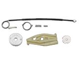 Kayoto VW Beetle Cabrio 2003-2010 Cam Kriko Teli Arka Sol Tamir Takımı KY21920T