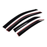 Opel Astra H 2004-2014 Hb Uyumlu Mugen Cam Rüzgarlığı Seti Piano Black 4'lü İthal